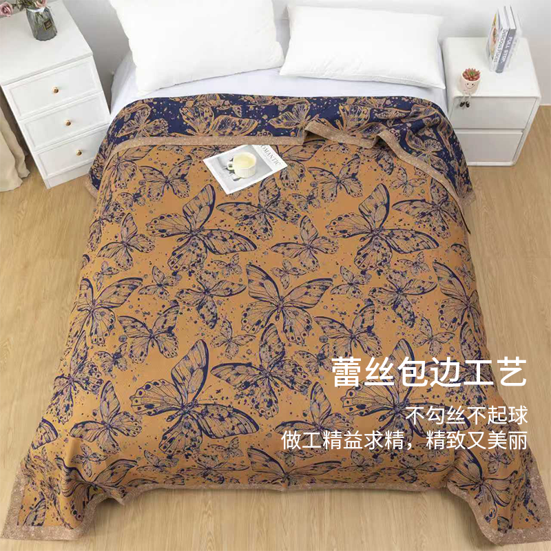 焦糖蝴蝶床盖 5