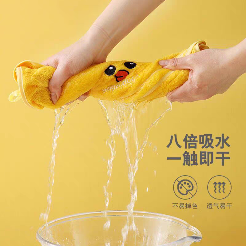 嘎嘎鸭毛巾+浴巾套组 4