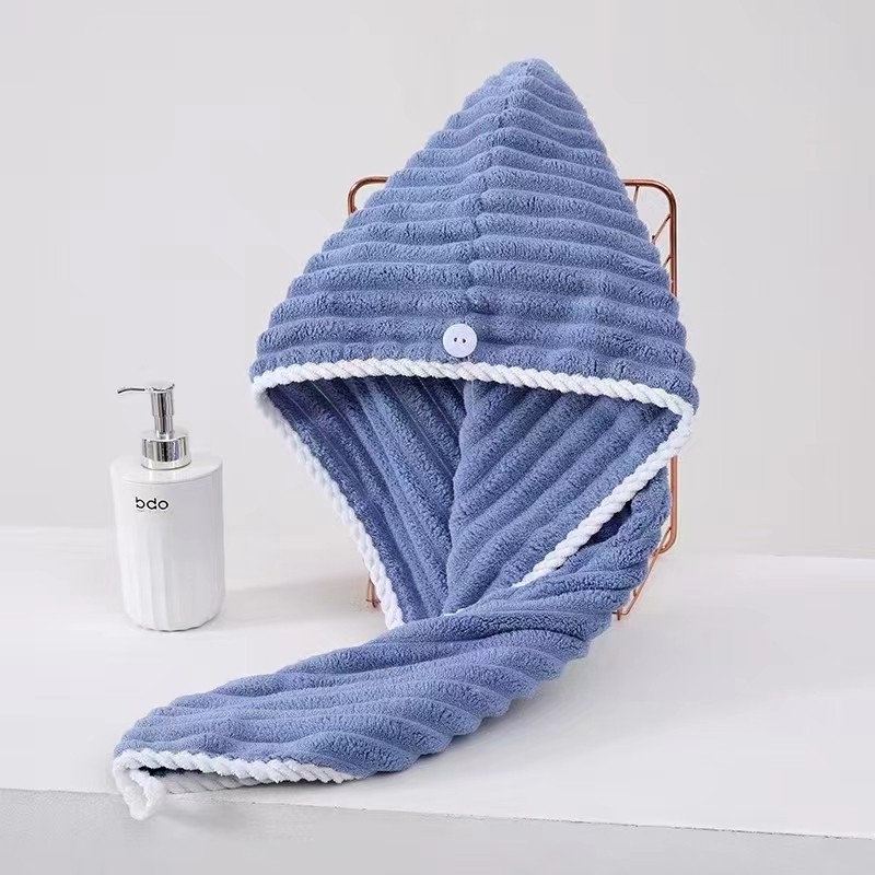 珊瑚绒浴帽